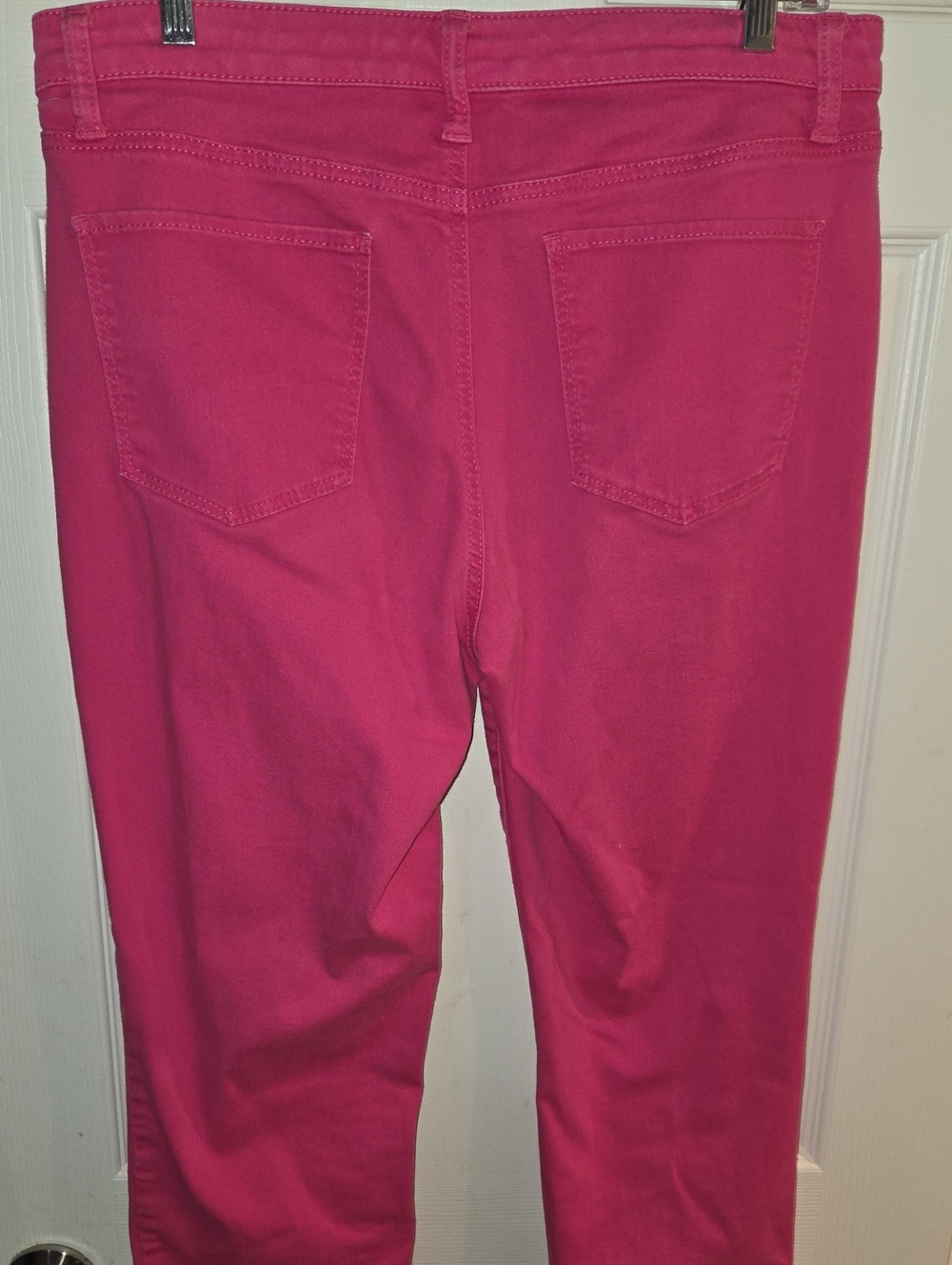 Talbots Flawless Slim Ankle Jeans in Bright Pink Size 12/25"L